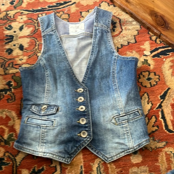 H&M Jackets & Blazers - Vintage H&M Blue Denim Vest